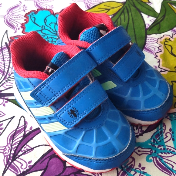 adidas Other - Adidas Disney Spiderman Toddler Shoes